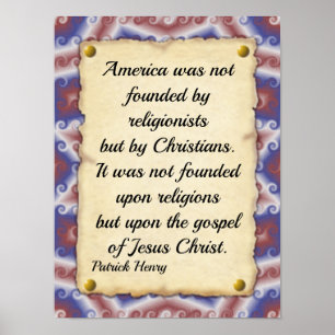 Patrick Henry America Quote Poster