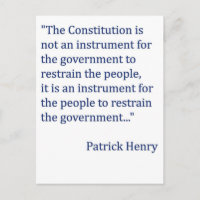 Patrick Henry Constitution Quote