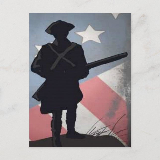 PATRICK HENRY QUOTE 2.0 POSTCARD (Front)