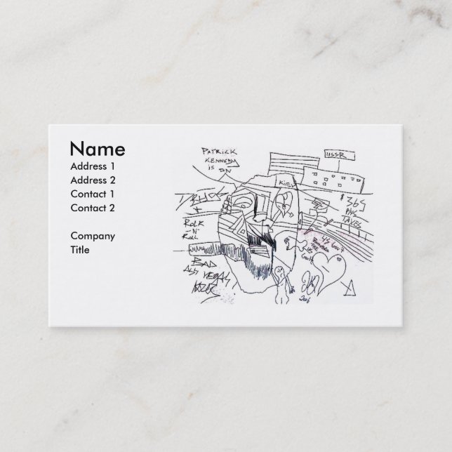 PATRICK KENNEDY BUSINESS CARD (Front)