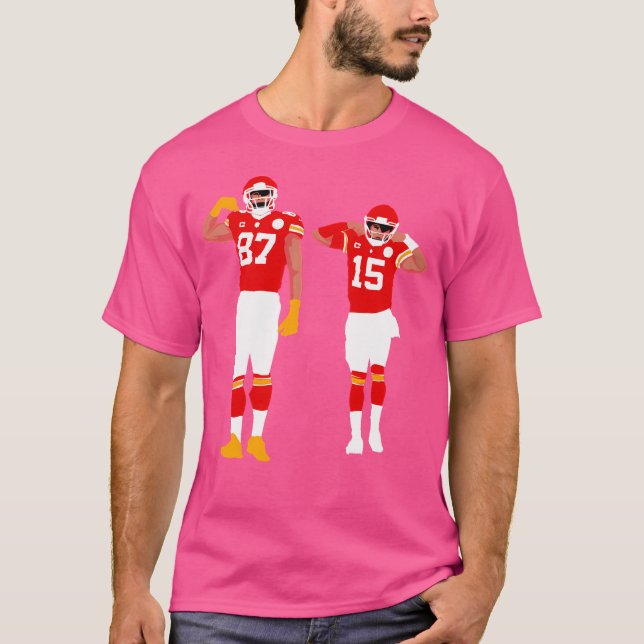 Patrick Mahomes And Travis Kelce T-Shirt (Front)