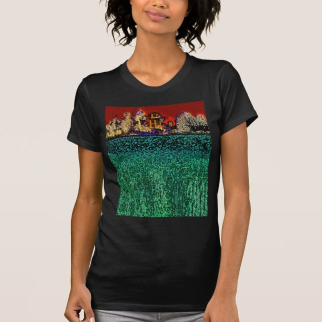 Patrick Ranch, Chico, CA (In Red and Green) T-Shirt (Front)