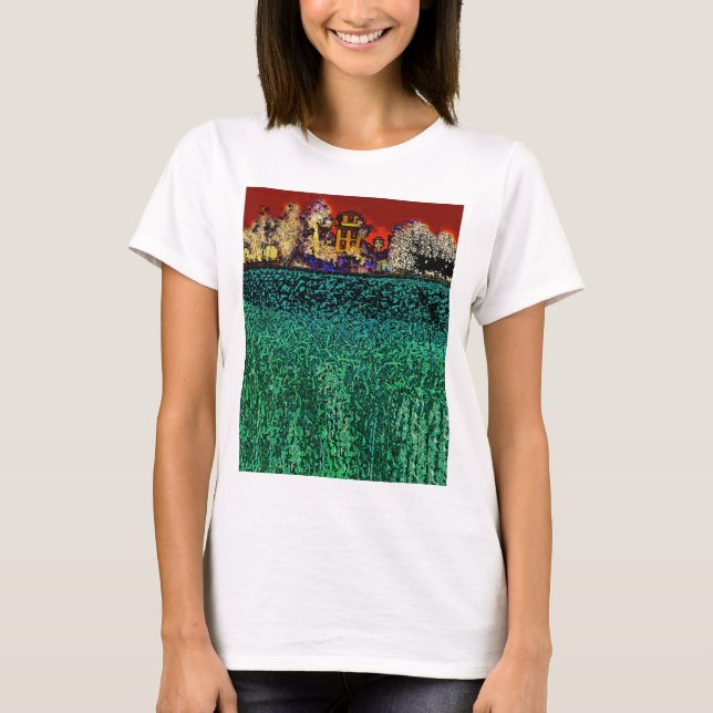 Patrick Ranch, Chico, CA (In Red and Green) T-Shirt (Front)