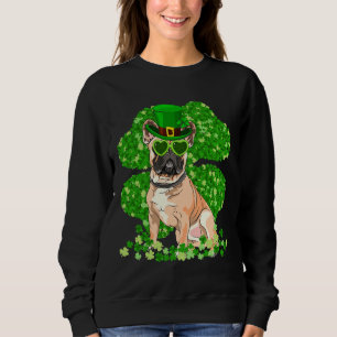 Patrick S Day French Bulldog Dog Lover Funny Shamr Sweatshirt
