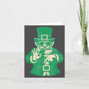Patricks Day, Leprechauns Funny 6 Meme Gift Men, W Card