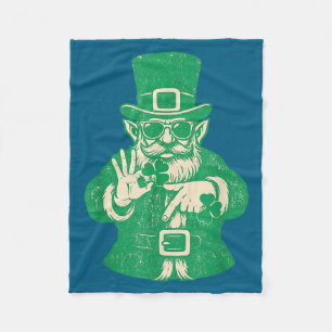 Patricks Day, Leprechauns Funny 6 Meme Gift Men, W Fleece Blanket