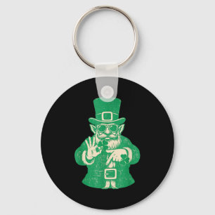 Patricks Day, Leprechauns Funny 6 Meme Gift Men, W Key Ring