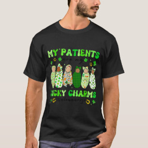 Patrick's Day Nurse My Patients Are My Lucky Nicu  T-Shirt
