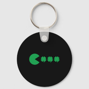 Patricks Day Video-game Clover Funny Boys Girls Ki Key Ring
