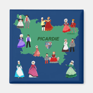 Patrimoine de la Picardie, France Magnet