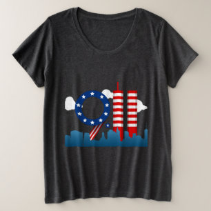Patriot 9-11 Day Plus Size T-Shirt
