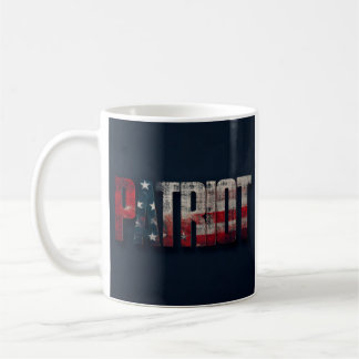 patriot american flag coffee mug
