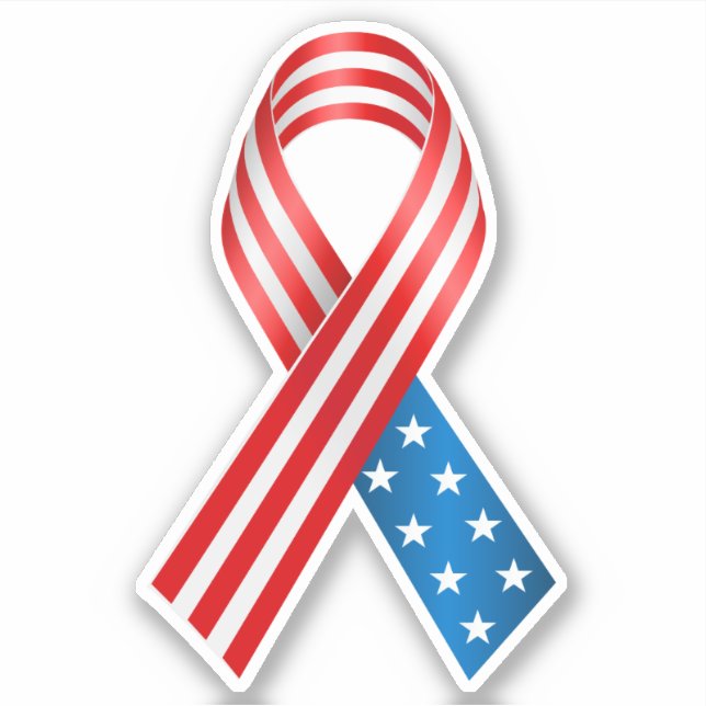 Patriot American Flag Ribbon (Front)
