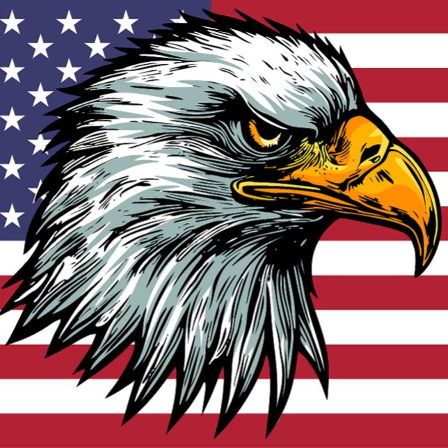 Patriot bald eagle t-shirt (Creator Uploaded)