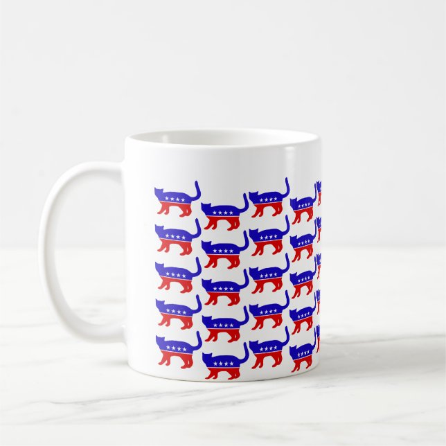 Patriot Cat mug (Left)