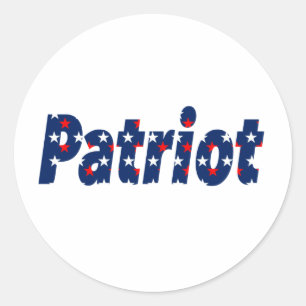 Patriot Classic Round Sticker