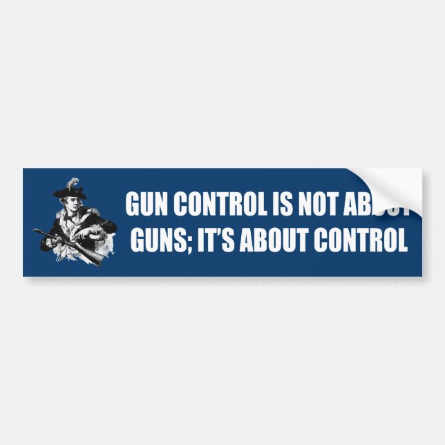 Patriot -Control Bumper Sticker (Front)
