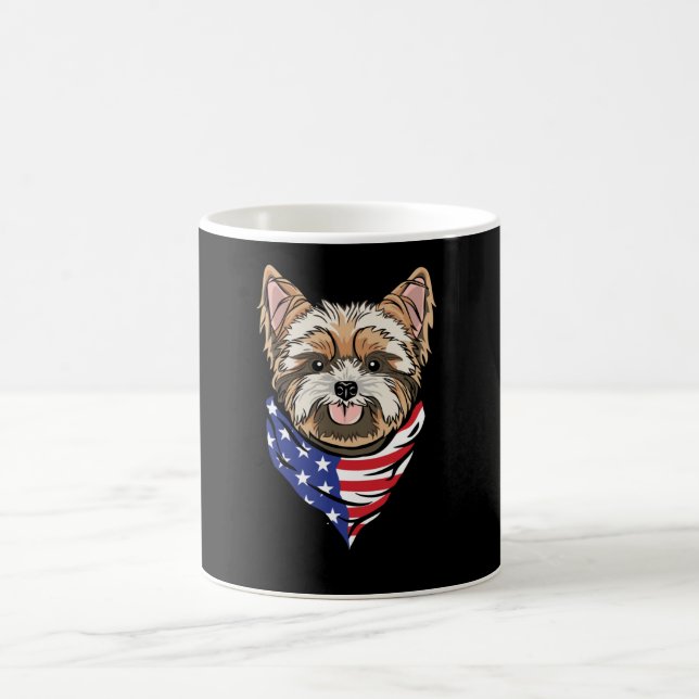 Patriot Dog Coffee Mug (Center)