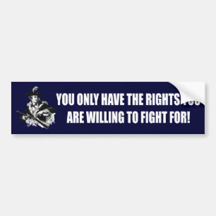 Patriot -Fight For Bumper Sticker
