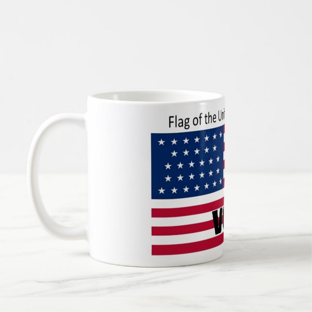 Patriot Flag Hat Series Coffee Mug (Left)