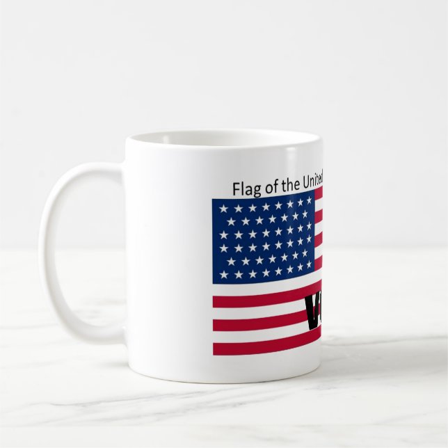 Patriot Flag Hat Series Coffee Mug (Left)