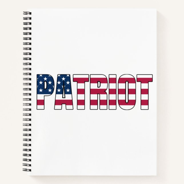 Patriot Flag Notebook (Front)