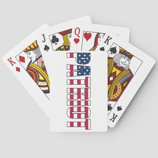 Patriot Flag Playing Cards (Back)