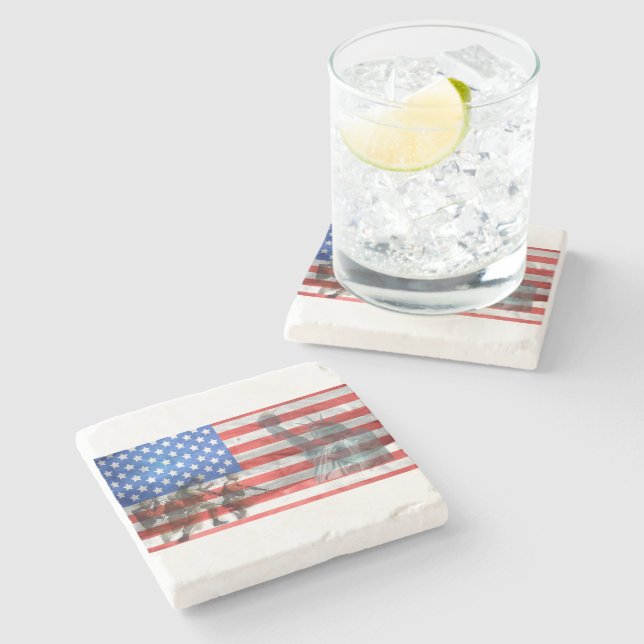 Patriot Office Home Personalise Destiny Destiny'S Stone Coaster (Side)
