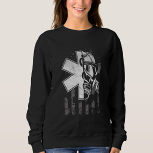 Patriot Paramedic Firefighter Proud First Responde Sweatshirt