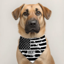Patriot Pets Grunge American Flag