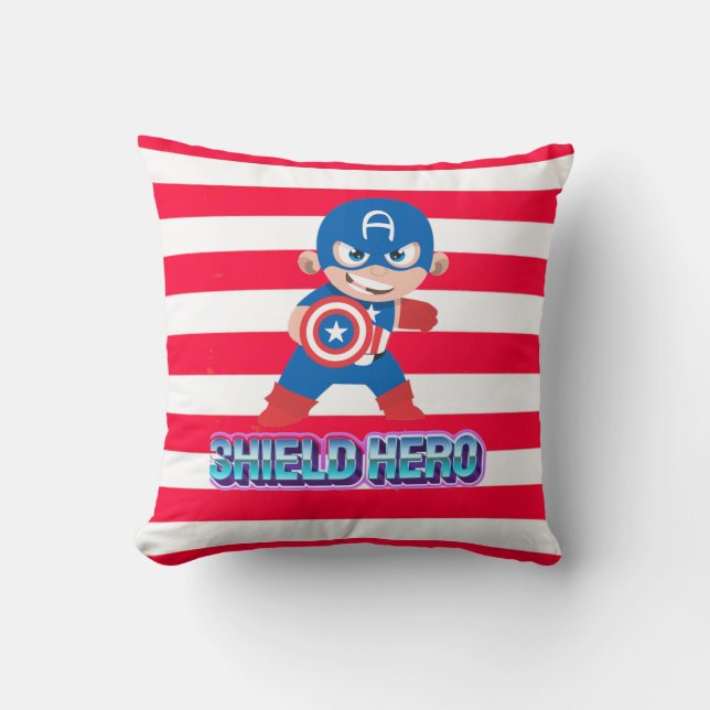 Patriot Power Throw Pillow (Front)