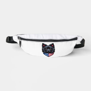 Patriot Pup Graphic Tee Bum Bags