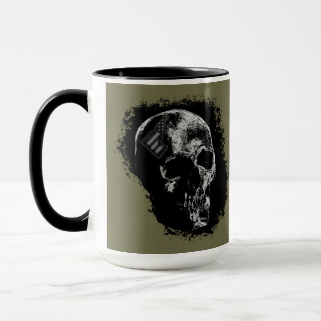 PATRIOT - SKULL OF IDAHO MUG (Left)