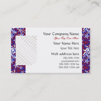 Patriot Stars custom Business Card