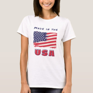 Patriot USA white womens T-Shirt