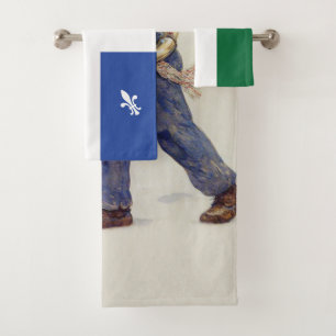 Patriote Québec Rébellion 1837-1838 Henri Julien Bath Towel Set