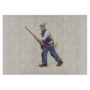 Patriote Québec Rébellion 1837-1838 Henri Julien Cutting Board