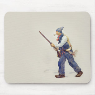 Patriote Québec Rébellion 1837-1838 Henri Julien Mouse Pad