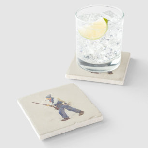 Patriote Québec Rébellion 1837-1838 Henri Julien Stone Coaster