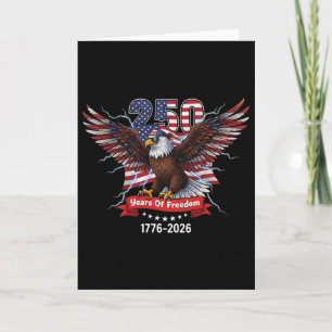 Patriotic 1776 2026 Usa 250th Semiquincentennial G Card
