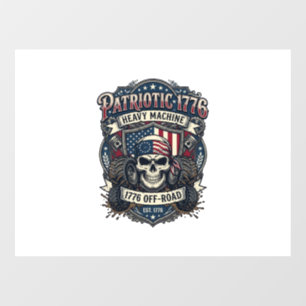 Patriotic 1776 Off Road Skull Monster Truck Heavy