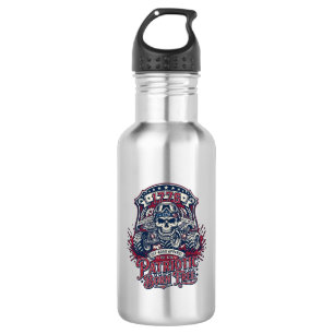 Patriotic 1776 Off Road Skull Monster Truck Heavy 532 Ml Water Bottle