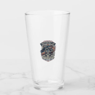 Patriotic 1776 Off Road Skull Monster Truck Heavy Glass