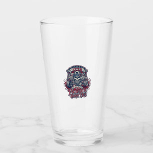 Patriotic 1776 Off Road Skull Monster Truck Heavy Glass