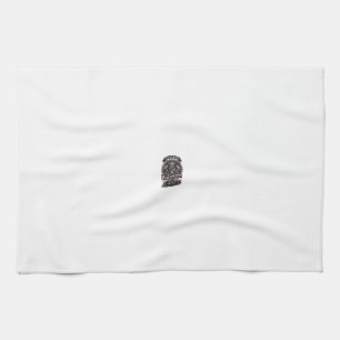 Patriotic 1776 Off Road Skull Monster Truck Heavy  Tea Towel