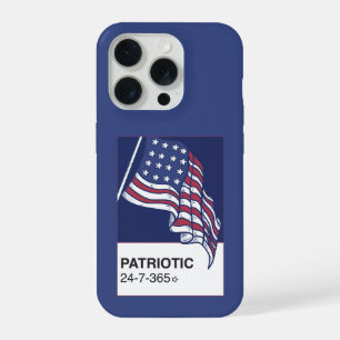 Patriotic 24/7/365 iPhone 15 pro case