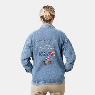 Patriotic 250th Anniversary Denim Jacket