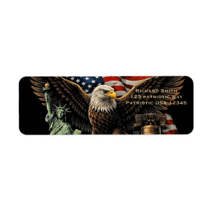 Patriotic 250th Anniversary Eagle Art
