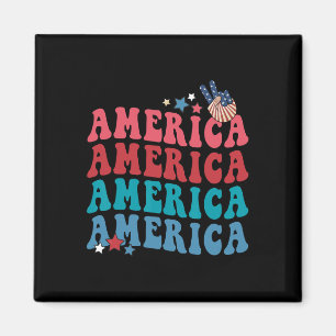 Patriotic 4th Fourth Of July Independence Day  Magnet