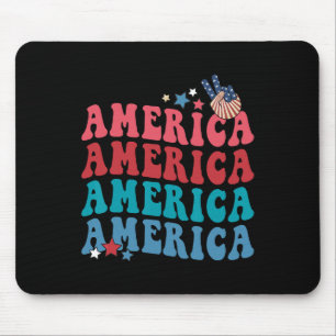 Patriotic 4th Fourth Of July Independence Day  Mouse Pad